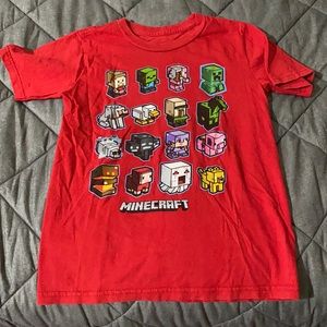 Minecraft kids shirt